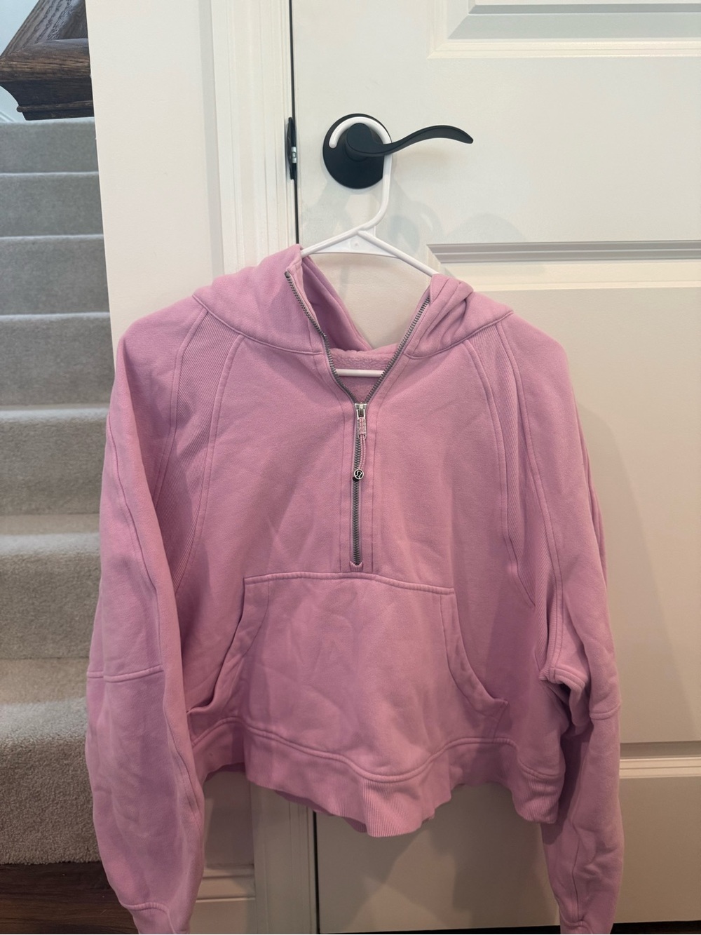 lululemon athletica Lavender Pink Half-Zip Hoodie
